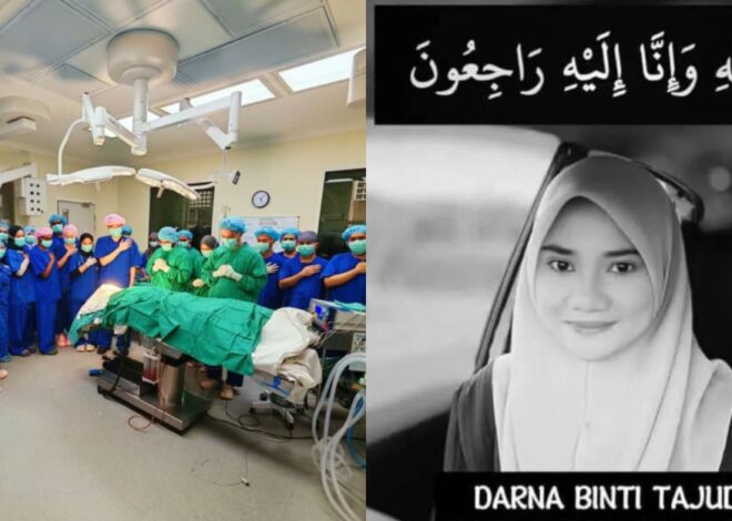 ‘Pergi’ Selepas 7 Hari Bertarung Nyawa, Hasrat Darna Tajudin Derma Organ Tertunai