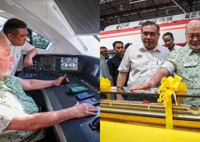 Agong Berkenan Rasmi, Pandu ETS3 Dari Kuala Lumpur Ke Kluang