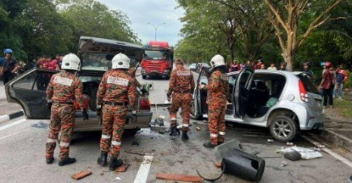 Dua Maut, Seorang Cedera Parah Dalam Nahas Di Kepala Batas