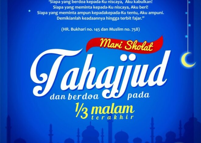 Waktu Salat Tahajud – Syariah Online DepokSyariah Online Depok