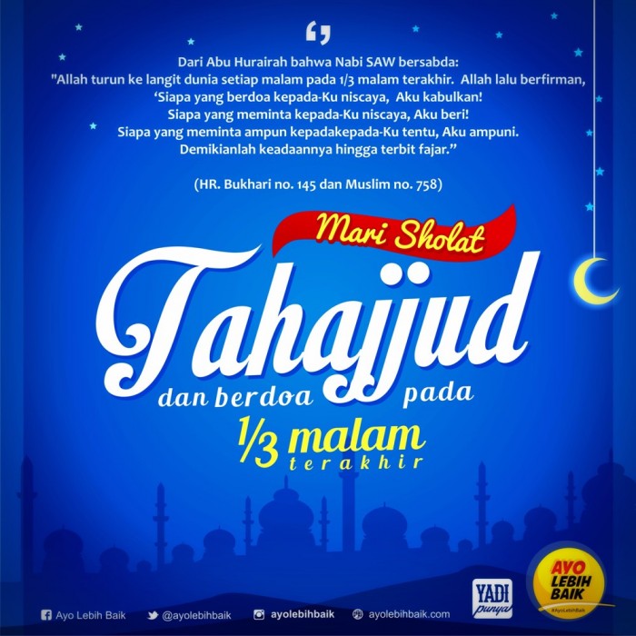 Waktu Salat Tahajud – Syariah Online DepokSyariah Online Depok