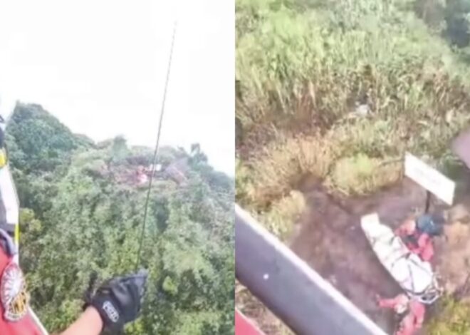 Jenazah Mustaqqeem Selamat Dibawa Turun Dari Puncak Gunung Liang Petang Ini