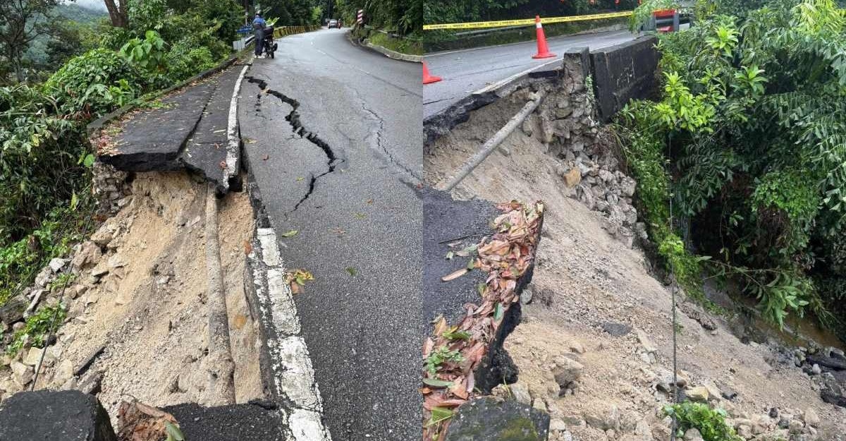 Laluan Teluk Bahang-Balik Pulau Ditutup Dua Hari Akibat Tanah Runtuh