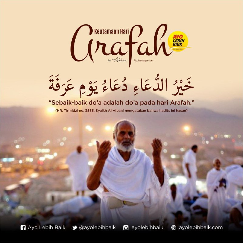 Keutamaan Berdoa dan Berzikir di hari Arafah; Apakah Khusus Bagi Yang Sedang di Arafah?