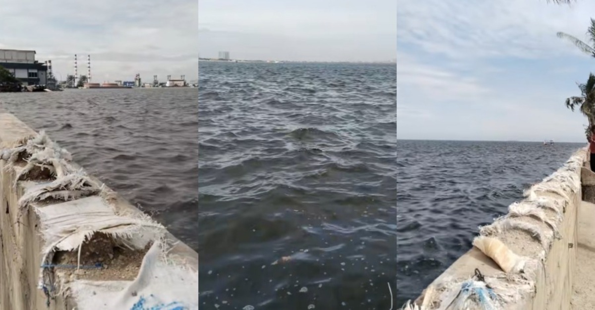 Hanya Tembok Jadi Pemisah, Tular Air Laut Di Jakarta Lebih Tinggi Dari Jalan