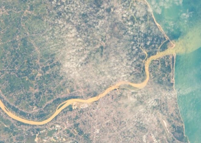 ISS Kongsi Imej Sungai Kelantan Dari Angkasa