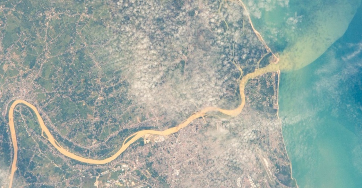 ISS Kongsi Imej Sungai Kelantan Dari Angkasa