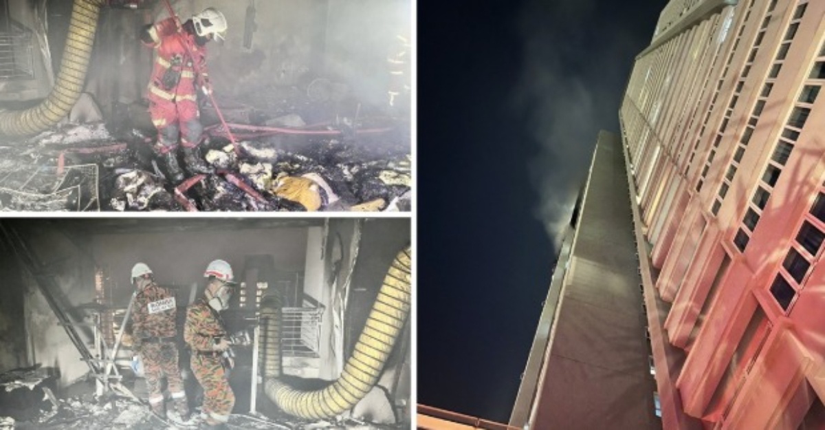 Lelaki Ditemukan Maut Dalam Kebakaran Kondominium Di Segambut