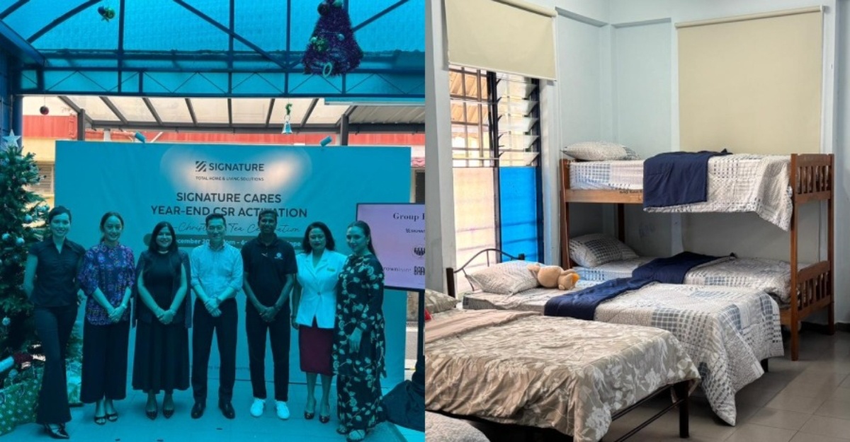 Krismas Lebih Bermakna Buat Warga Rumah Hope, Signature Beri Sumbangan Ubah Suai Kediaman