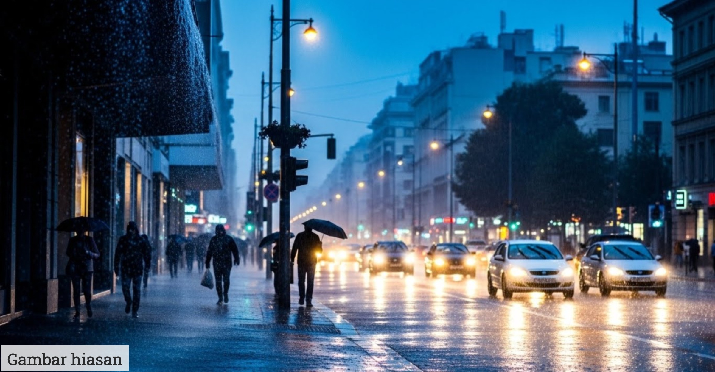 Hujan Lebat Diramal Landa Tiga Negeri, Satu Wilayah Hingga 3 Pagi Ini