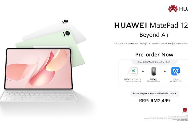 Huawei Tetapkan Standard Baharu Dengan MatePad 12 X, Pra-tempahan Kini Dibuka di Malaysia