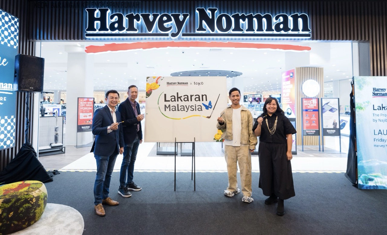 Harvey Norman Perkenal Lakaran Malaysia, Seni & Warisan Kini Dekat di Rumah Anda