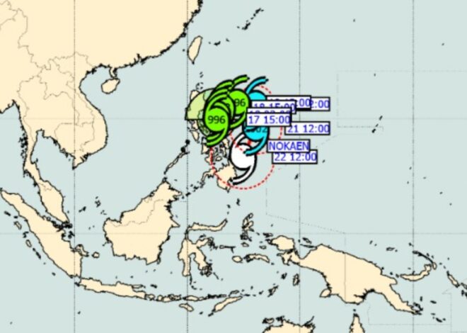 MetMalaysia Keluarkan Nasihat Ribut Tropika NOKAEN