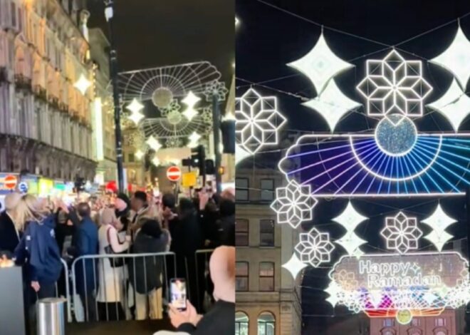 Cantik, Kota London Rai Ramadan Dengan Hiasan Lampu Di Jalanan Untuk Tahun Keempat