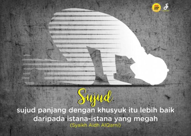 Saat Sujud Dahi Terhalang Oleh Mukena