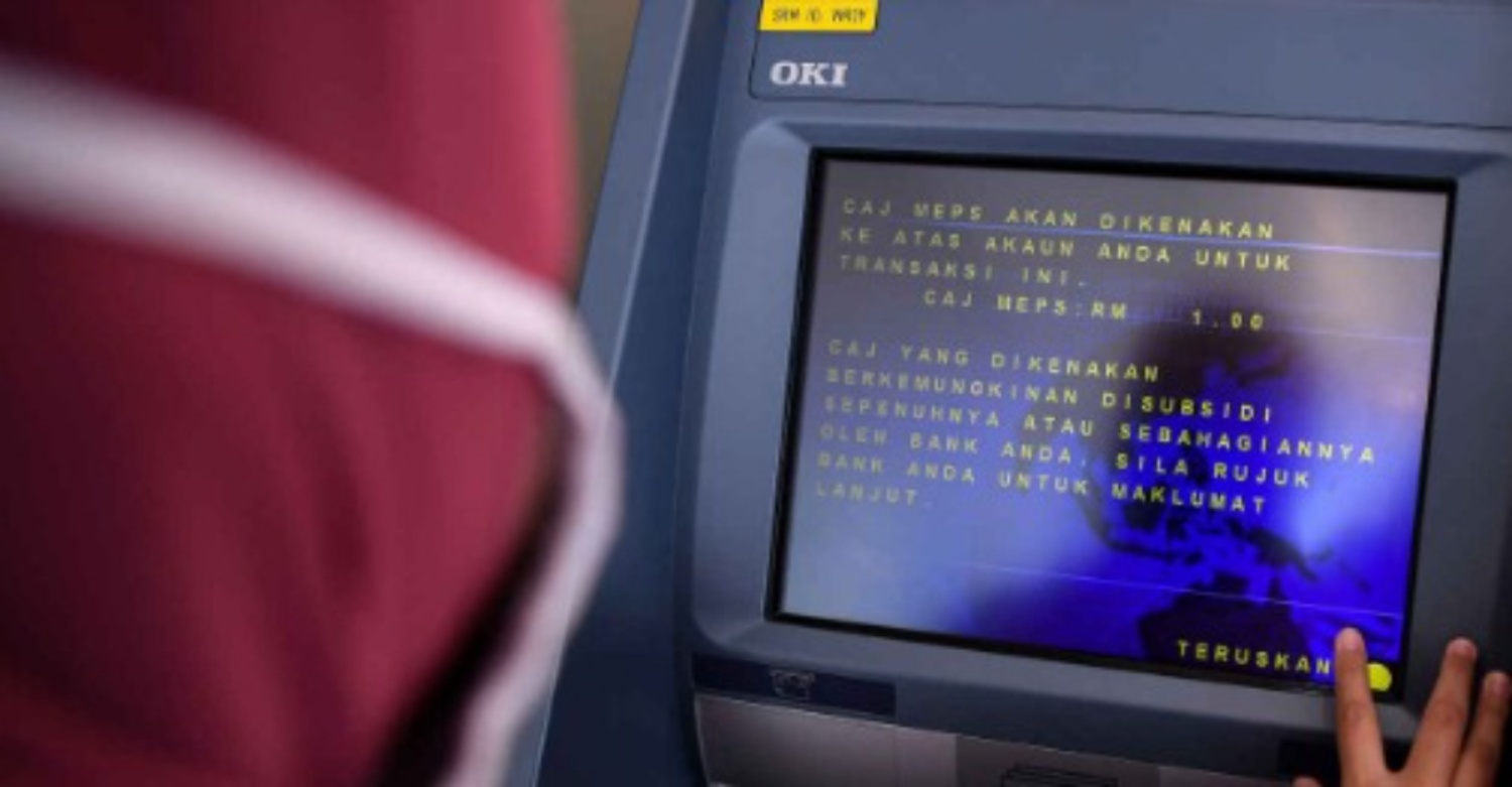 Caj RM1 Di ATM, SRM Mansuh Bermula 1 Julai Ini