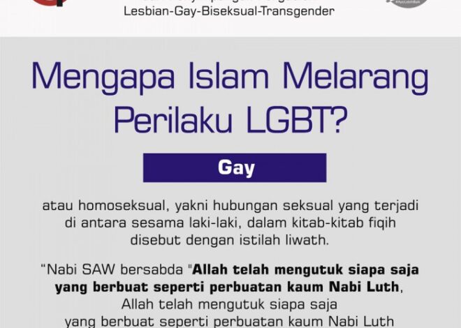 Say No To LGBT (Lesbian, Gay, Bisex, dan Transgender)