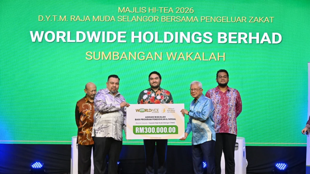 Worldwide Holdings Terus Perkukuh Kerjasama Jangka Panjang Bersama Yayasan Raja Muda Selangor